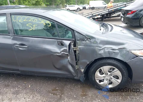 2013 Honda Civic Lx z USA, uszkodzony, nr VIN 2HGFB2F59DH556121